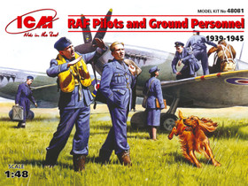 ICM 1/48 RAF Pilots and Ground Personnel (1939-1945)