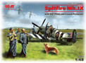 ICM 1/48 Spitfire Mk.IX with RAF Pilots and Ground Personnel