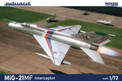 Eduard 1/72 MiG-21MF Interceptor (Weekend Edition)