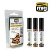 Ammo by Mig Oilbrusher Set Starship Markings 3 x 10ml