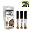 Ammo by Mig Oilbrusher Set Earth Colors 3 x 10ml