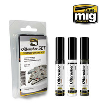 Ammo by Mig Oilbrusher Set Starship Colors 3 x 10ml