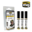 Ammo by Mig Oilbrusher Set Flesh Tones 3 x 10ml