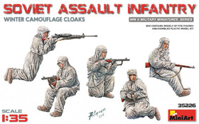 Miniart 1/35 Soviet Assault Infantry Winter Camouflage Cloaks