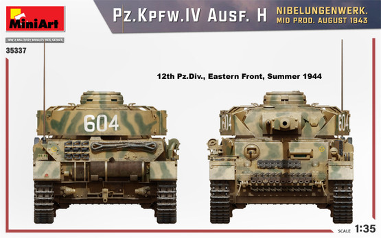 Miniart 1/35 Pz.Kpfw.IV Ausf. H Nibelungenwerk. Mid Prod. August 1943