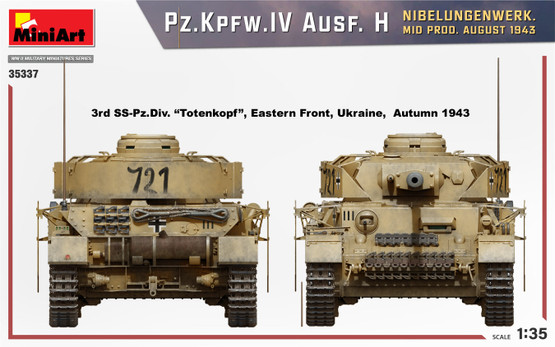 Miniart 1/35 Pz.Kpfw.IV Ausf. H Nibelungenwerk. Mid Prod. August 1943