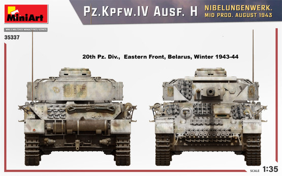 Miniart 1/35 Pz.Kpfw.IV Ausf. H Nibelungenwerk. Mid Prod. August 1943