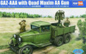 Hobby Boss 1/35 GAZ-AAA with Quad Maxim AA Gun