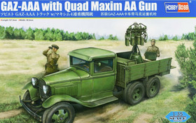 Hobby Boss 1/35 GAZ-AAA with Quad Maxim AA Gun