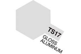Tamiya TS-17 Gloss Aluminum (Gloss) 100ml spraymaali