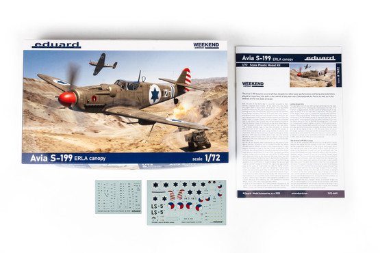 Eduard 1/72 Avia S-199 Erla Canopy (Weekend Edition)