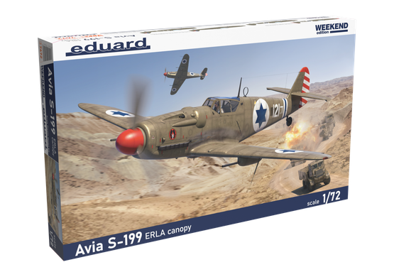 Eduard 1/72 Avia S-199 Erla Canopy (Weekend Edition)