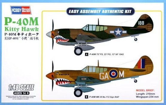 Hobby Boss 1/48 P-40M Kitty Hawk