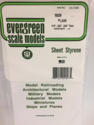Evergreen Polystyreenilevy lajitelma 3kpl