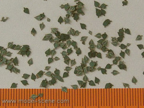 Model Scene 1/32 & 1/35 Realistic Leaves - Birch - Green