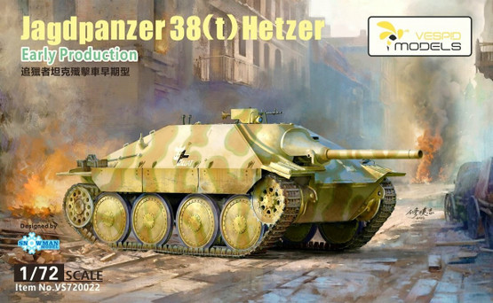 Vespid Models 1/72 Jagdpanzer 38(t) Hetzer Early Production