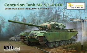 Vespid Models 1/72 Centurion Tank Mk.5/1-4.RTR
