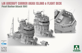 Takom 1/72 IJN Aircraft Carrier Akagi Island & Flight Deck Pearl Harbor Attack 1941