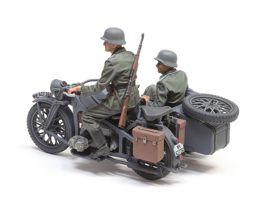 Tamiya 1/35 KS600 Motorcycle & Sidecar