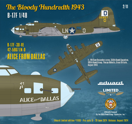 Eduard 1/48 The Bloody Hundredth 1943 (Limited Edition)