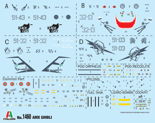 Italeri 1/72 AMX Ghibli