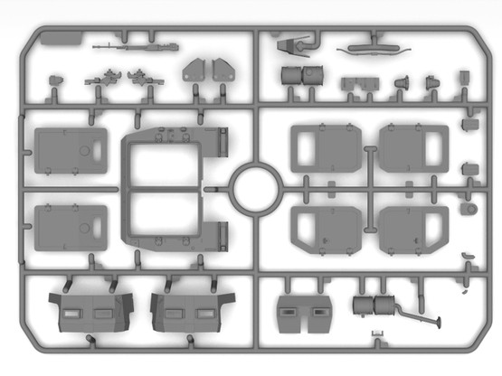 ICM 1/35 Kozak-2 Ukrainian MRAP-class Armored Vehicle