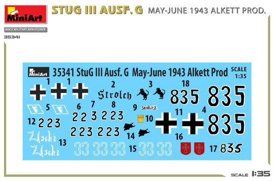 MiniArt 1/35 StuG III Ausf. G May-June 1943 Alkett Prod.