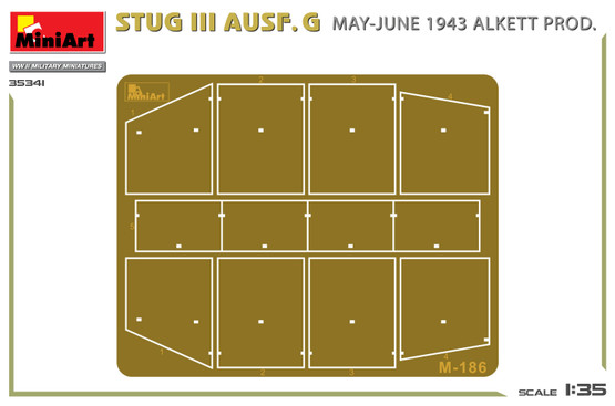 MiniArt 1/35 StuG III Ausf. G May-June 1943 Alkett Prod.
