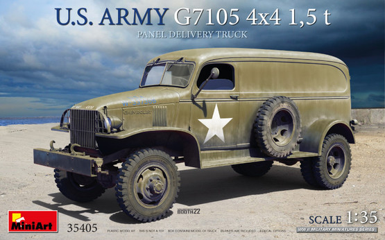 MiniArt 1/35 U.S. Army G7105 4x4 1,5 t Panel Van