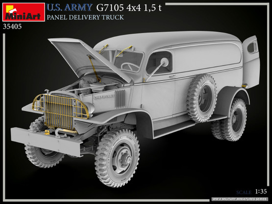 MiniArt 1/35 U.S. Army G7105 4x4 1,5 t Panel Van