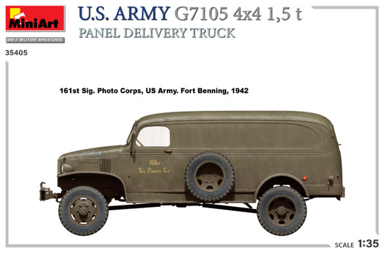 MiniArt 1/35 U.S. Army G7105 4x4 1,5 t Panel Van