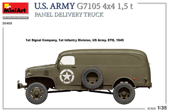 MiniArt 1/35 U.S. Army G7105 4x4 1,5 t Panel Van