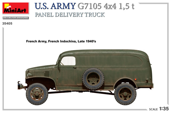 MiniArt 1/35 U.S. Army G7105 4x4 1,5 t Panel Van