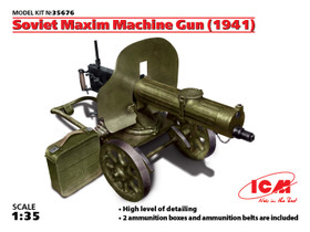 ICM 1/35 Soviet Maxim Machine Gun (1941)