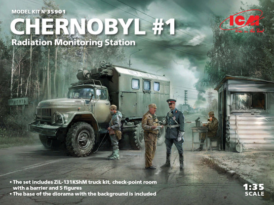 ICM 1/35 Chernobyl #1 Radiation Monitoring Station