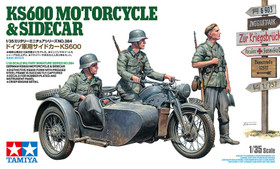 Tamiya 1/35 KS600 Motorcycle & Sidecar