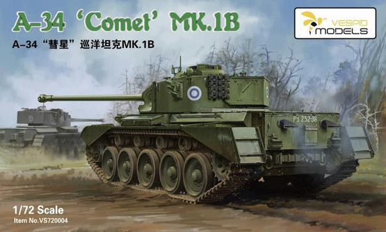Vespid Models 1/72 A-34 'Comet' Mk.1B