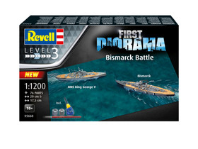 Revell 1/1200 Bismarck Battle aloituspakkaus