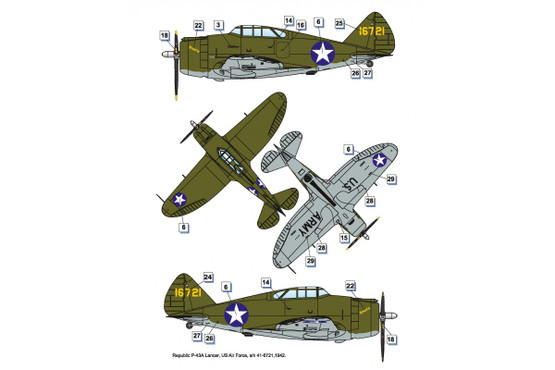 Dora Wings 1/48 Republic P-43 Lancer