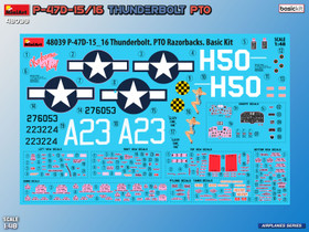 MiniArt 1/48 P-47D-15/16 Thunderbolt PTO (Basic Kit)