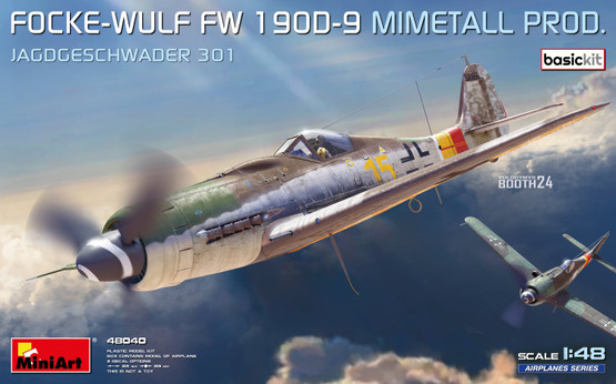 MiniArt 1/48 Focke-Wulf FW 190D-9 Mimetall Prod. Jagdgeschwader 301