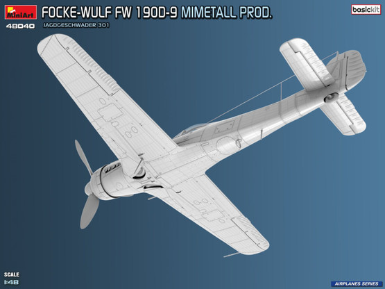 MiniArt 1/48 Focke-Wulf FW 190D-9 Mimetall Prod. Jagdgeschwader 301