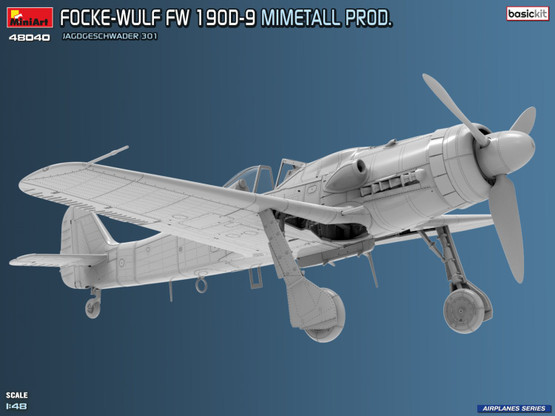 MiniArt 1/48 Focke-Wulf FW 190D-9 Mimetall Prod. Jagdgeschwader 301