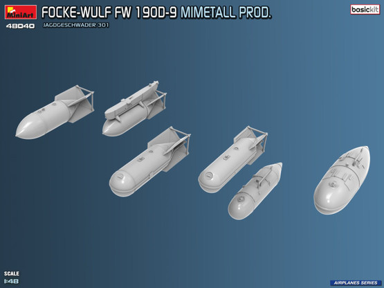 MiniArt 1/48 Focke-Wulf FW 190D-9 Mimetall Prod. Jagdgeschwader 301