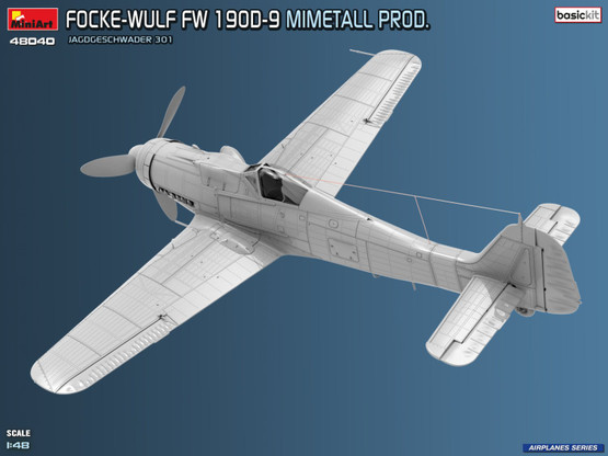MiniArt 1/48 Focke-Wulf FW 190D-9 Mimetall Prod. Jagdgeschwader 301