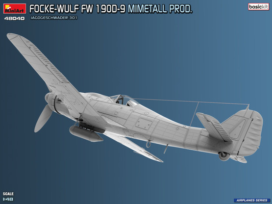 MiniArt 1/48 Focke-Wulf FW 190D-9 Mimetall Prod. Jagdgeschwader 301