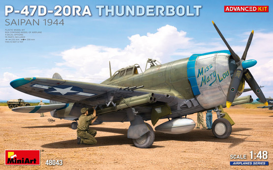 MiniArt 1/48 P-47D-20RA Thunderbolt Saipan 1944 (Advanced Kit)