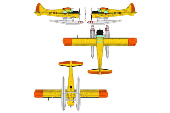 Dora Wings 1/48 DHC-2 Beaver Floatplane