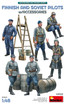 MiniArt 1/48 Finnish and Soviet Pilots w/ Accessories