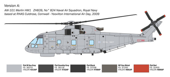 Italeri 1/72 AW101 Merlin HM.1